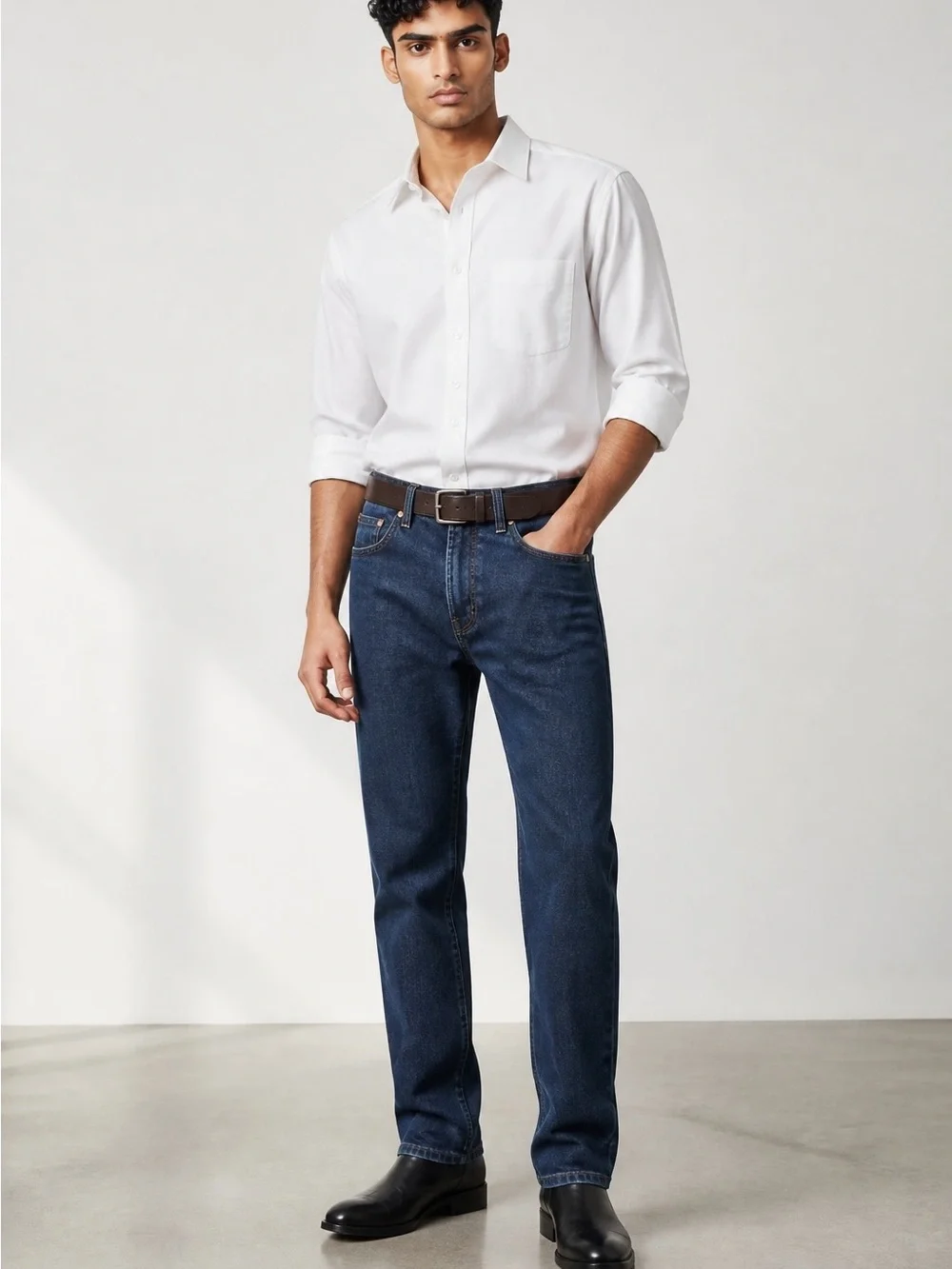 Levi's  Men's Jeans - Deep Blue Denim